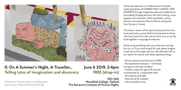 Stories in Transit VIII: Giocherenda & Asylum Welcome workshop